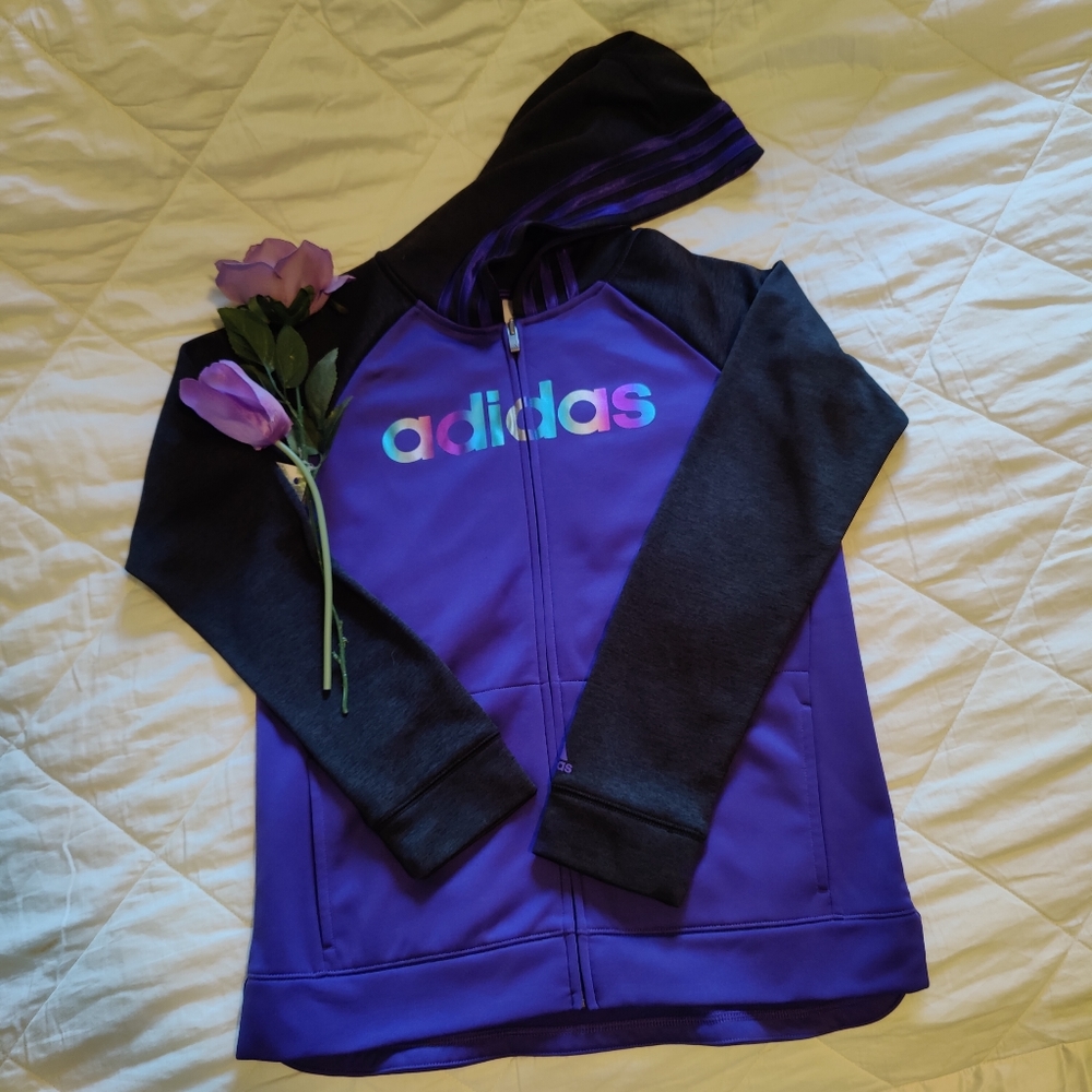 adidas fleece jacket